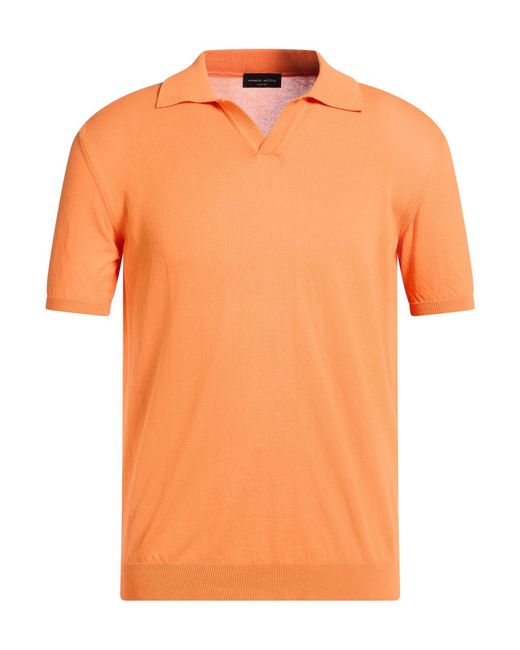 Pullover Roberto Collina de hombre de color Orange