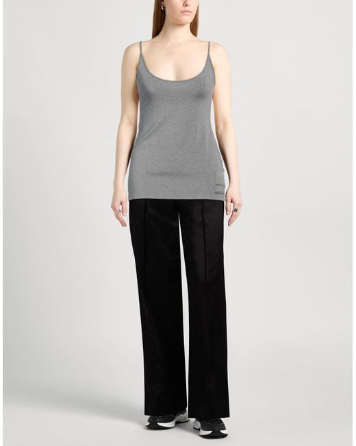 Burberry Gray Tank Top Viscose, Elastane