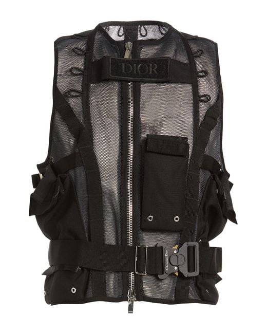 Dior Black Midnight Vest Polyester for men