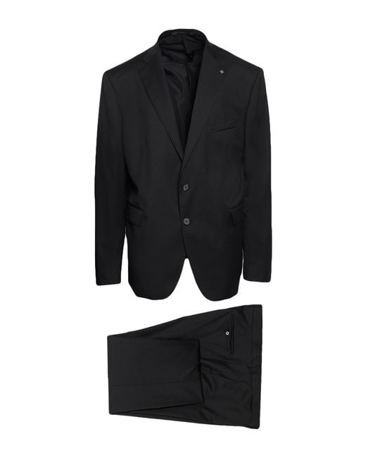 Tagliatore Black Suits for men