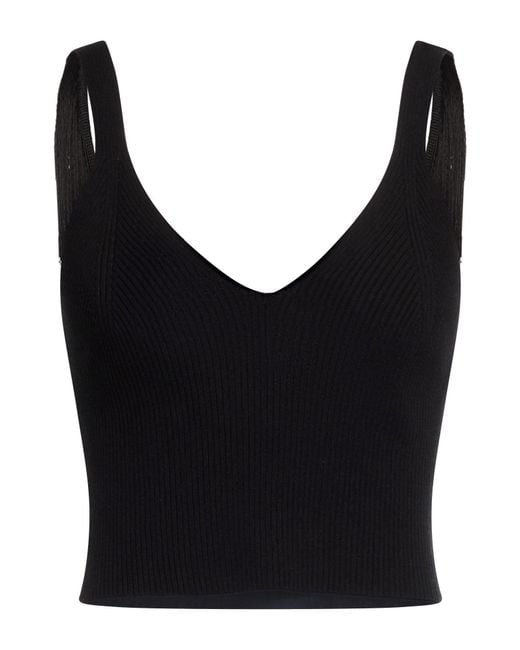 Kontatto Black Top Viscose, Acrylic, Elastane