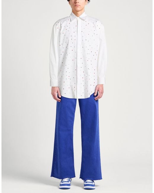 Chemise MSGM pour homme en coloris White