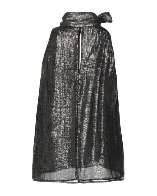 SIMONA CORSELLINI Black Top Silk, Polyamide