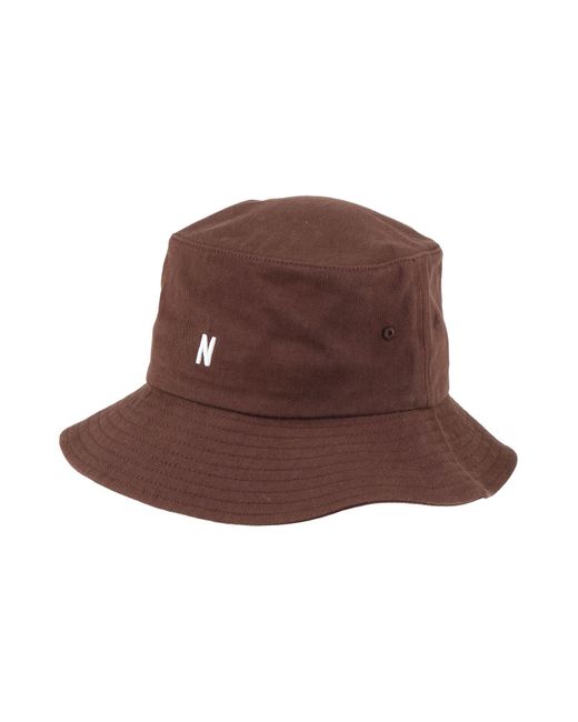 Norse Projects Brown Hat for men