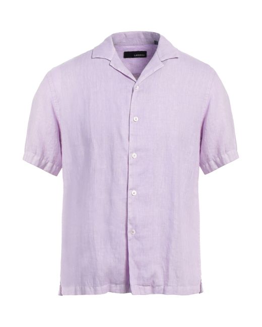 Camicia di Lardini in Purple da Uomo