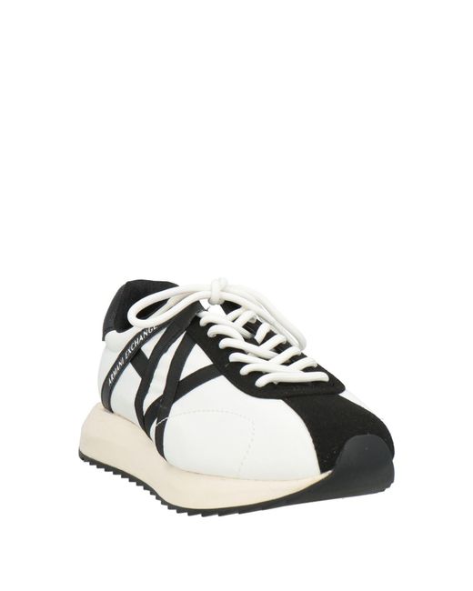 ARMANI EXCHANGE Black Sneakers Polyamide, Elastane, Polyurethane for men