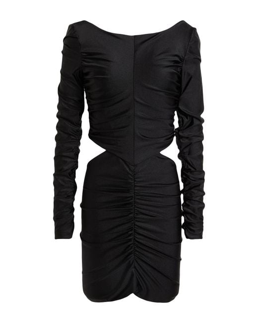 GIUSEPPE DI MORABITO Black Mini Dress Polyamide, Elastane