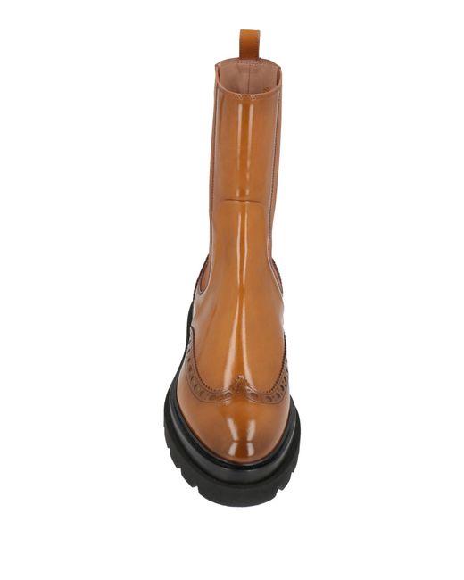 Santoni Brown Ankle Boots