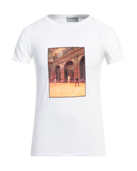 BASTILLE RIVE DROITE White T-Shirt Cotton for men