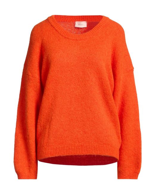 ViCOLO Orange Sweater Polyamide, Wool, Alpaca Wool, Elastane