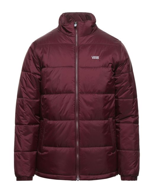 maroon vans jacket