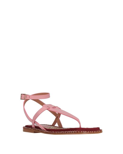 Paola D'arcano Pink Thong Sandal