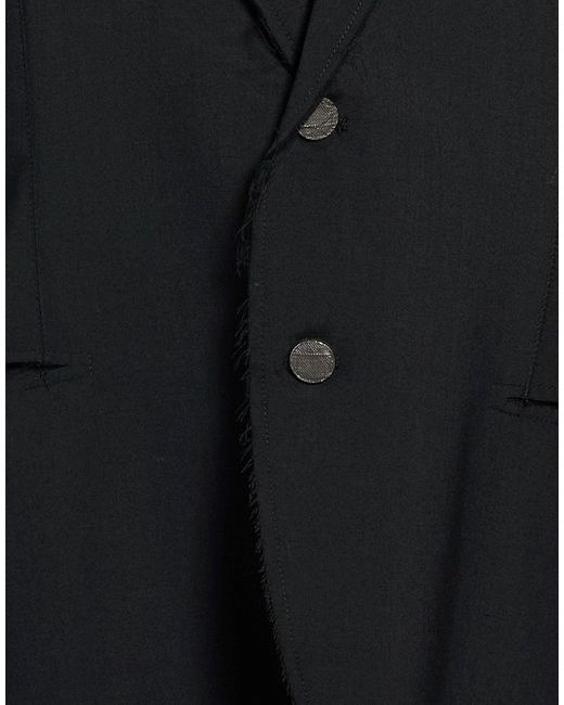 Messagerie Black Blazer Wool, Viscose, Elastane for men