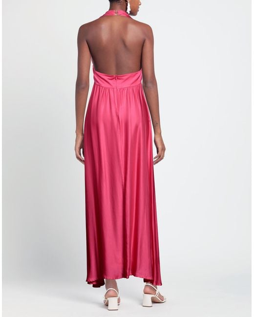 ViCOLO Pink Maxi-Kleid