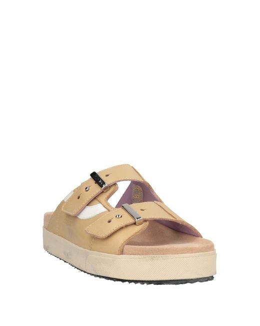 HIDNANDER Natural Sandals Leather