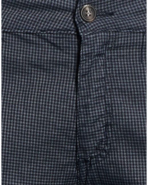 TELAMIRA Blue Pants Cotton, Elastane for men