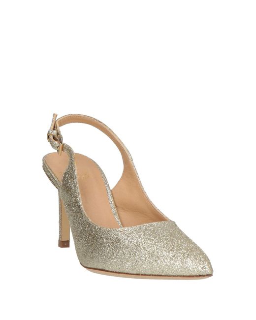 Roberto Festa White Pumps Textile Fibers