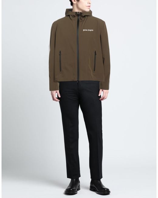 Palm Angels Green Jacket for men