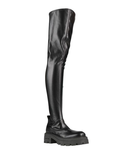 Sergio Rossi White Boot Textile Fibers
