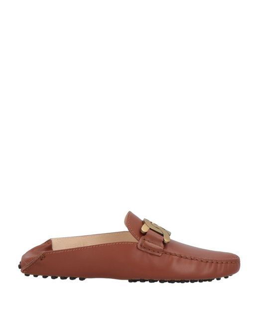 Tod's Brown Mules & Clogs
