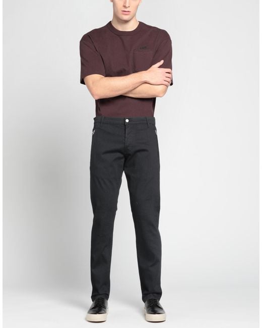 McQueen Blue Denim Pants for men