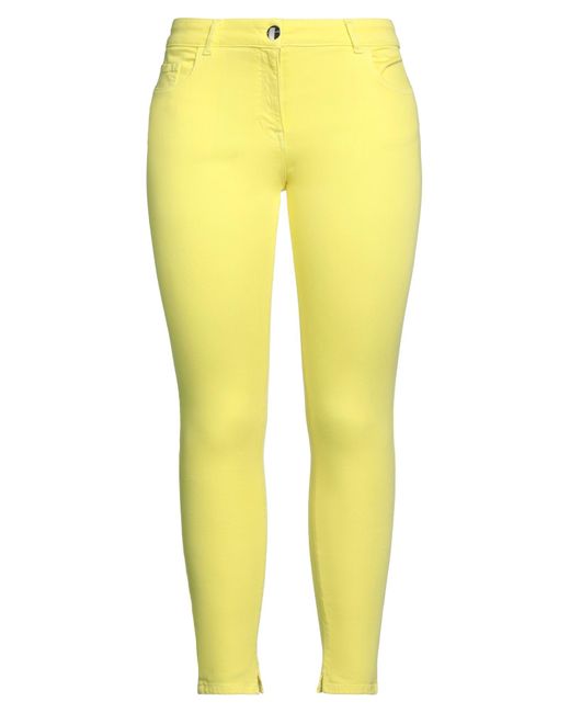 Nenette Yellow Denim Trousers