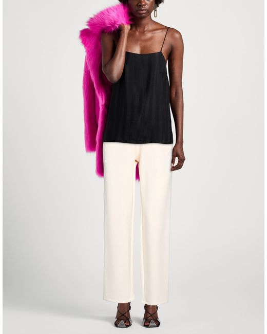 ARMANI EXCHANGE White Ivory Pants Polyester, Viscose, Elastane