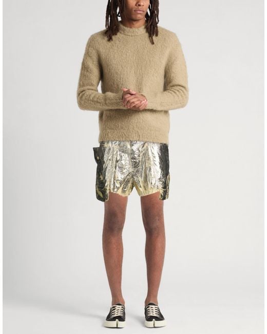 Rick Owens Metallic Shorts & Bermuda Shorts Polyamide for men