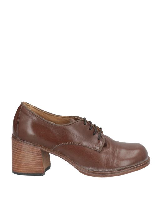 Moma Brown Lace-up Shoes