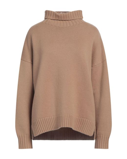 Max Mara Brown Turtleneck
