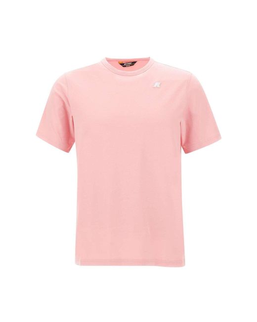 Camiseta K-Way de hombre de color Pink