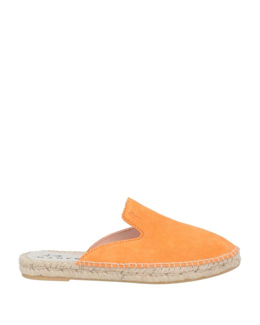 Orange espadrilles on sale