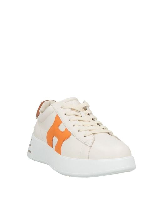 Hogan White Sneakers Leather