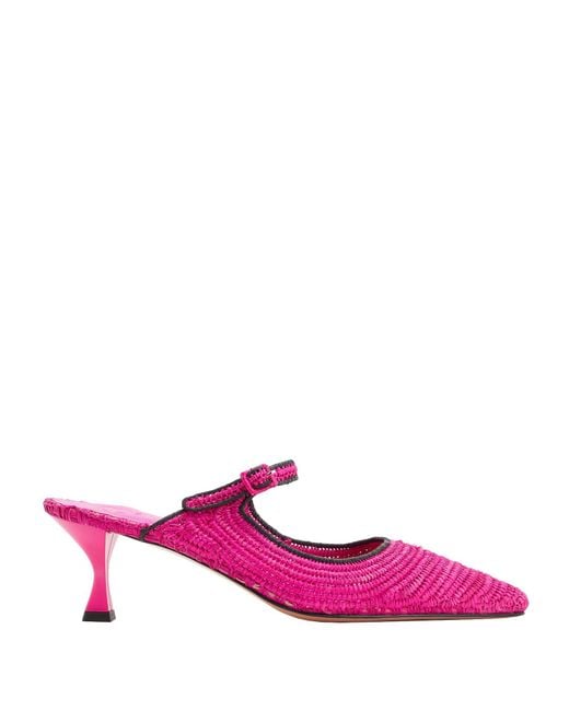 8 by YOOX Pink Mules & Clogs