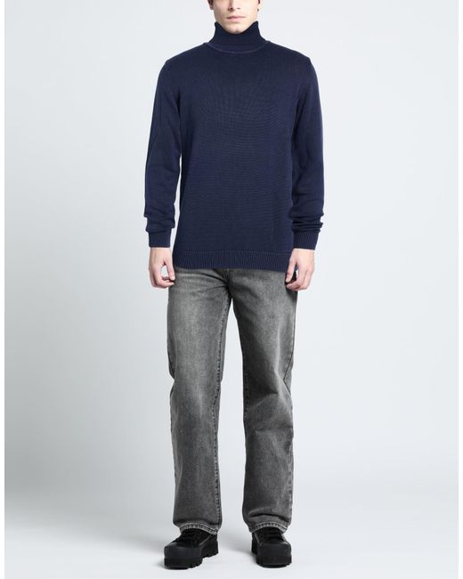 Keen Blue Turtlenecks for men