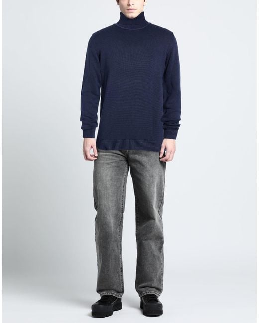 Keen Blue Turtlenecks for men