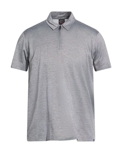 Paul & Shark Gray Polo Shirt for men