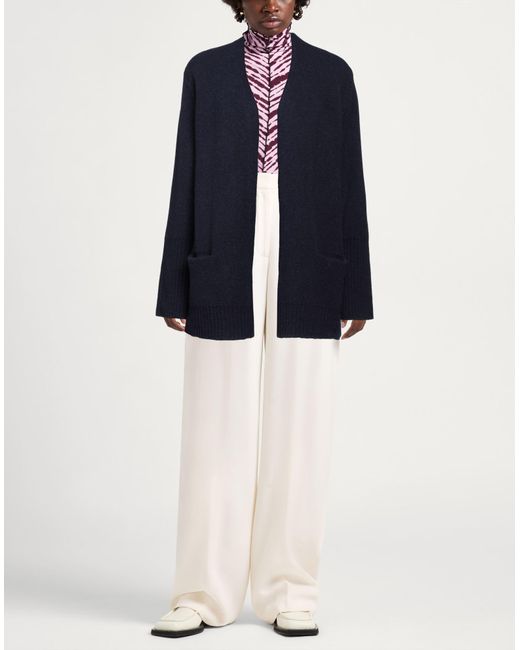 Zadig & Voltaire Blue Cardigan Wool, Merino Wool, Elastane