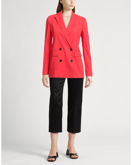 Theory Red Blazer