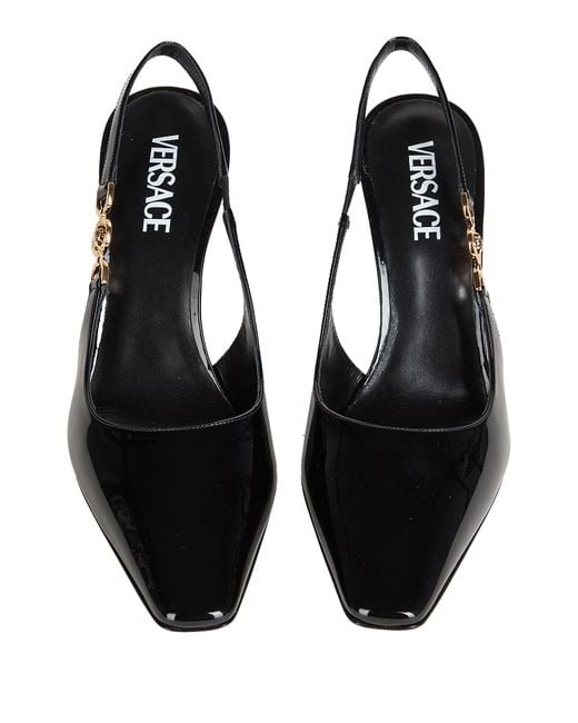 Versace Black Pumps Calfskin