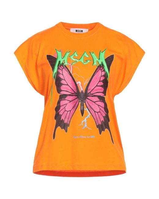 MSGM Orange T-shirt