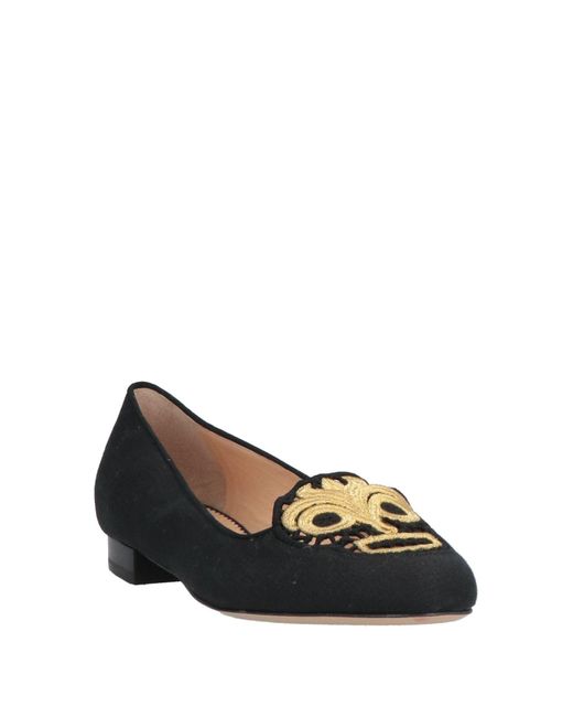 Charlotte Olympia Black Loafers
