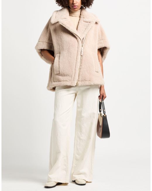 Max Mara Natural Shearling & Teddy
