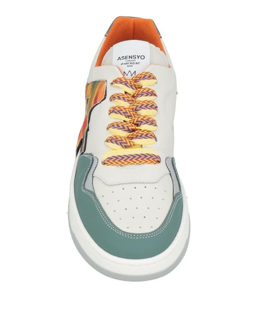 ASENSYO Blue Sneakers Leather for men