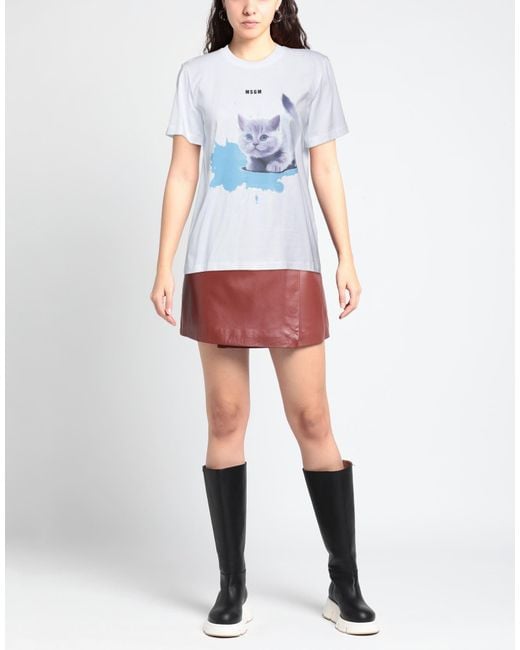 MSGM White T-shirt
