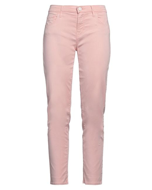 Jacob Cohen Pink Blush Pants Lyocell, Cotton, Elastane