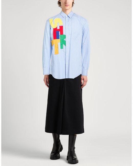Comme des Garçons Blue Light Shirt Cotton for men