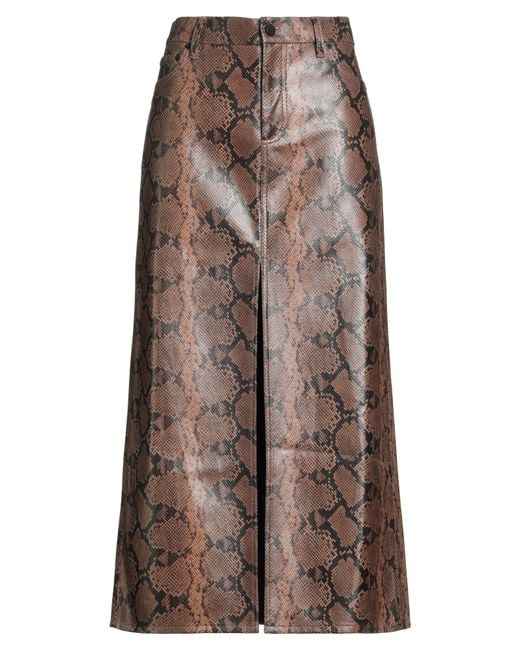 Alice + Olivia Brown Midi Skirts