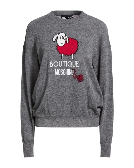 Pullover Boutique Moschino de color Gray
