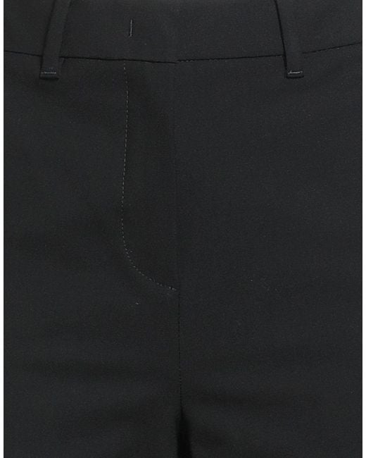 Marella Black Pants Polyester, Virgin Wool, Elastane